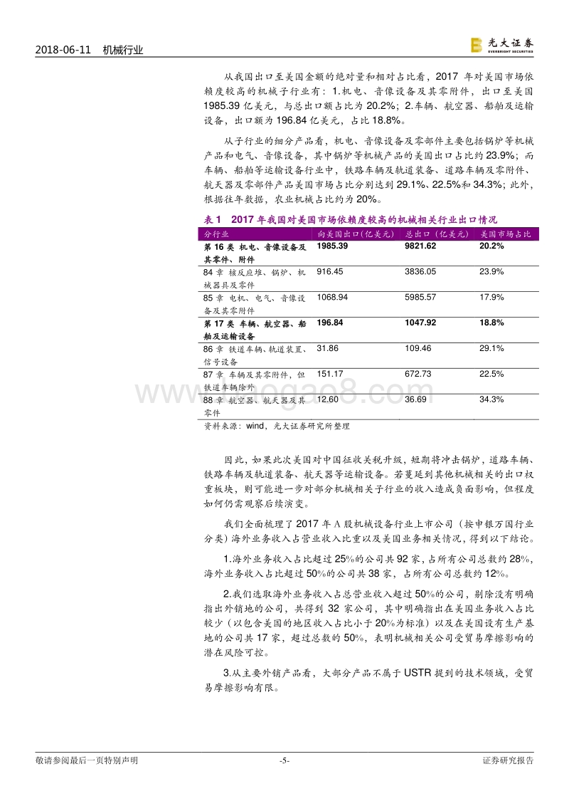 机械行业2018年下半年投资策略：政策需求驱动汽车电子成长，工程机械方兴未艾.pdf_第5页