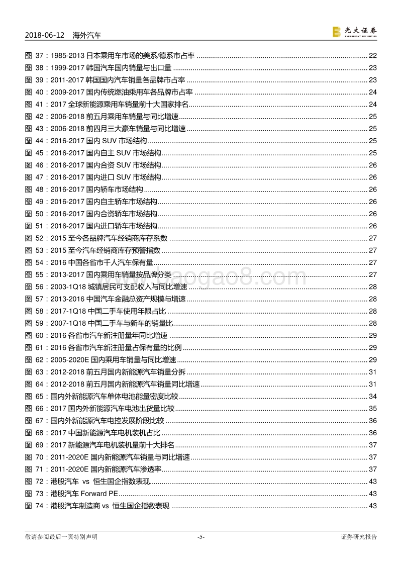 海外汽车行业2018年下半年投资策略：聚焦核心竞争力，逢低谨慎布局.pdf_第5页