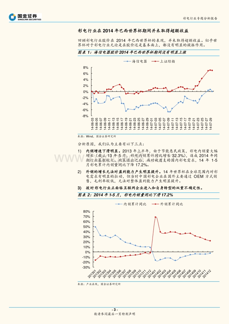 彩电行业专题分析报告：兼论国内彩电行业的几个关键变量：世界杯对彩电需求有何影响？.pdf_第3页