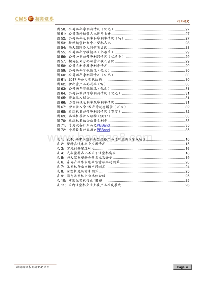 2018机械专题之注塑机行业深度报告：汽车轻量化刺激增量，二线品牌进入排位赛.pdf_第4页