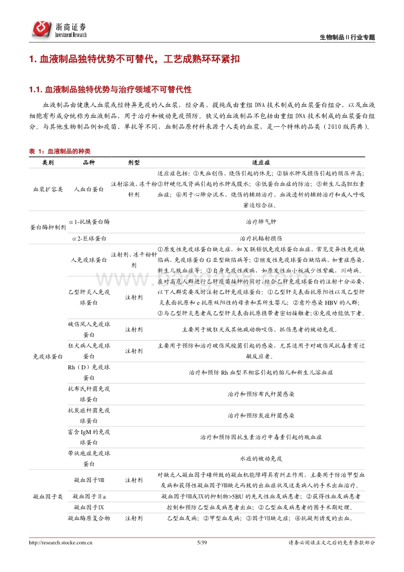 血制品行业深度报告：全球市场稳健增长，双重改革量价齐升.pdf_第5页