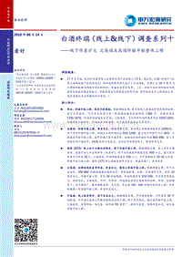 白酒终端(线上&线下)调查系列十：线下价差扩大，次高端及高端价格中枢整体上移.pdf