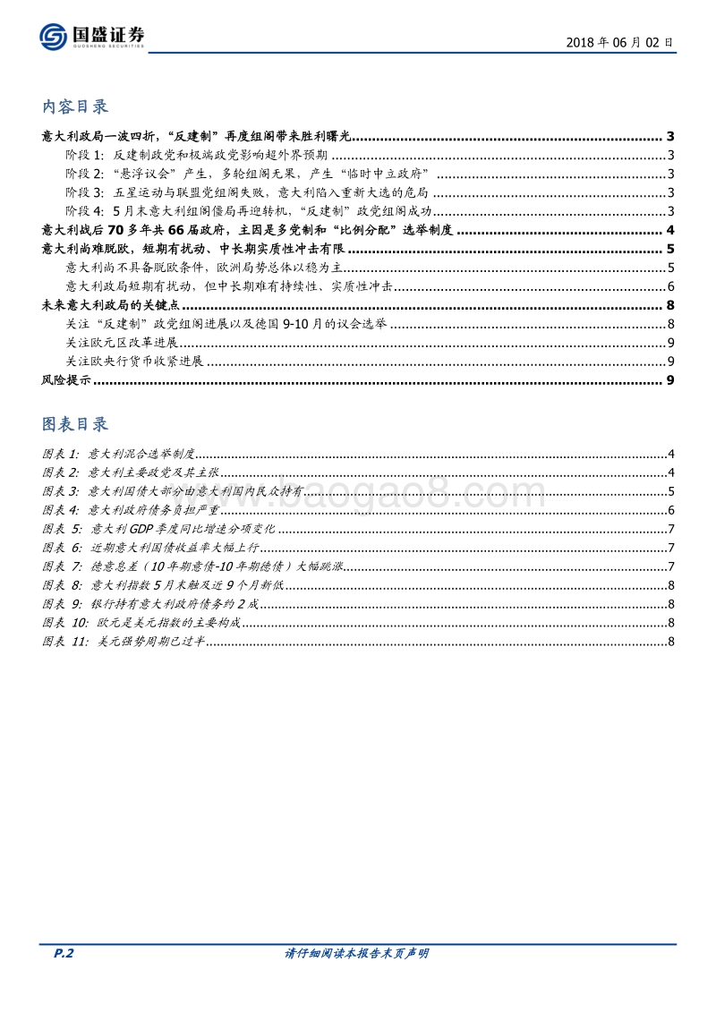 意大利政局：一波四折后柳暗花明？.pdf_第2页