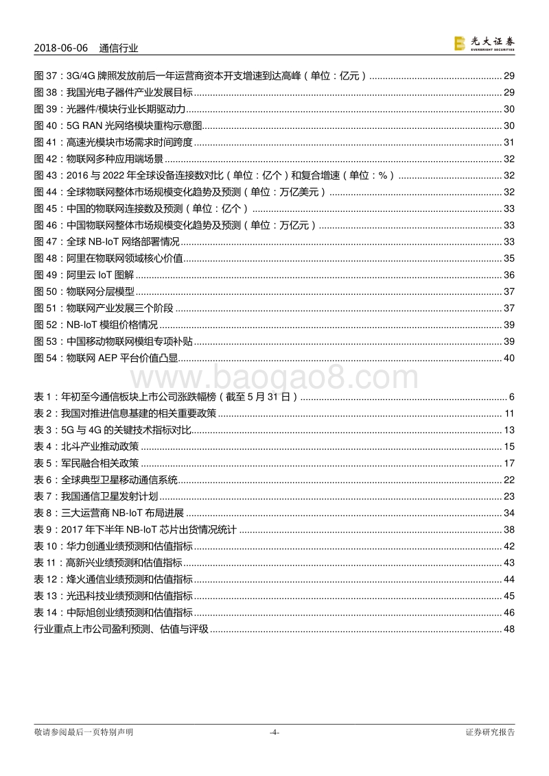 通信行业2018年下半年投资策略：紧握卫星应用主线，掘金万物互联机遇.pdf_第4页