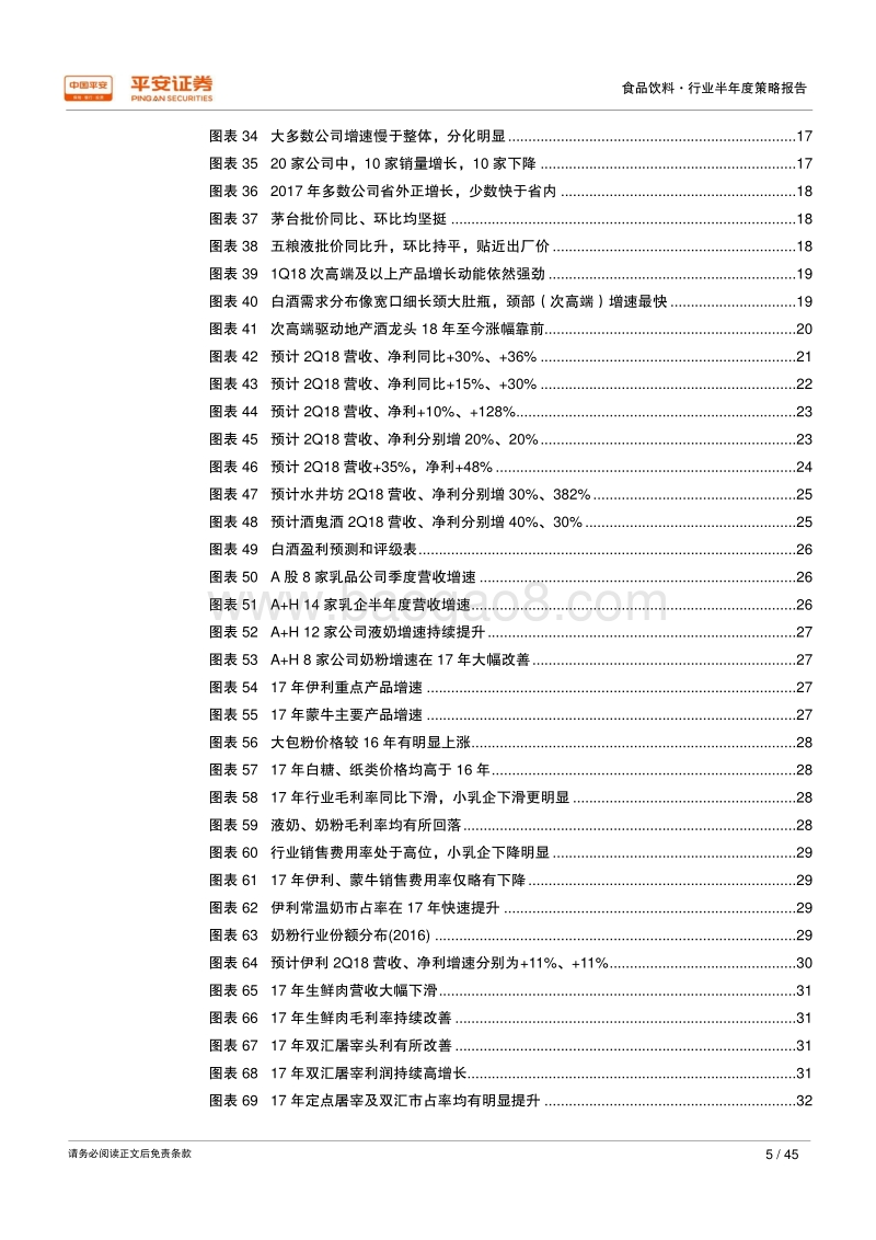 2018年食品饮料行业半年度策略报告：绝对龙头持续成长，潜在成长机会重估.pdf_第5页