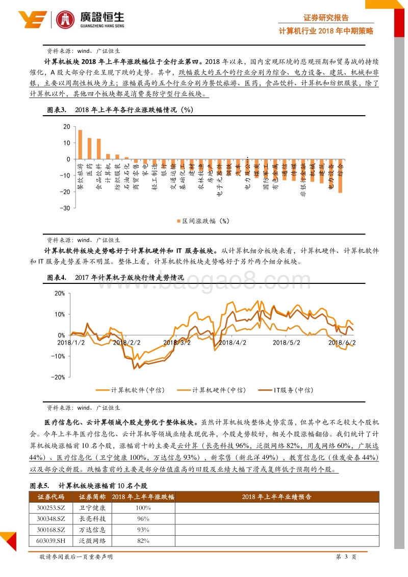 计算机2018年中期策略：云计算&安防持续高景气，精选业绩稳健优质个股.pdf_第4页