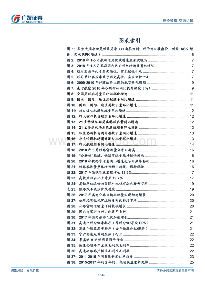 交通运输行业投资策略：航空景气持续上行；“公转铁”政策加速推进.pdf_第3页