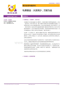 私募基金：大浪淘沙，沉者为金.pdf