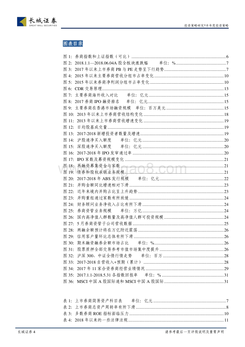 2018年券商行业中期投资策略报告：强监管周期叠加重资产化共振致股价弹性衰减，预计部分龙头券商有望成功突围.pdf_第4页