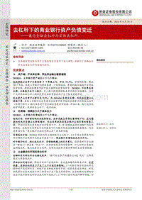 去杠杆下的商业银行资产负债变迁：兼论金融去杠杆与实体去杠杆.pdf