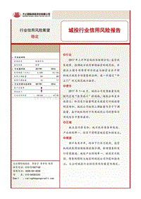 城投行业信用风险报告.pdf