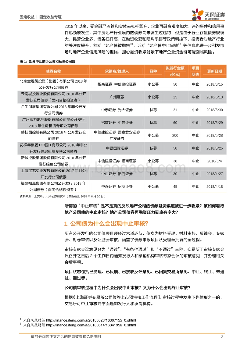 地产产业债专题研究：发债中止，房企融资压力有多大？.pdf_第3页