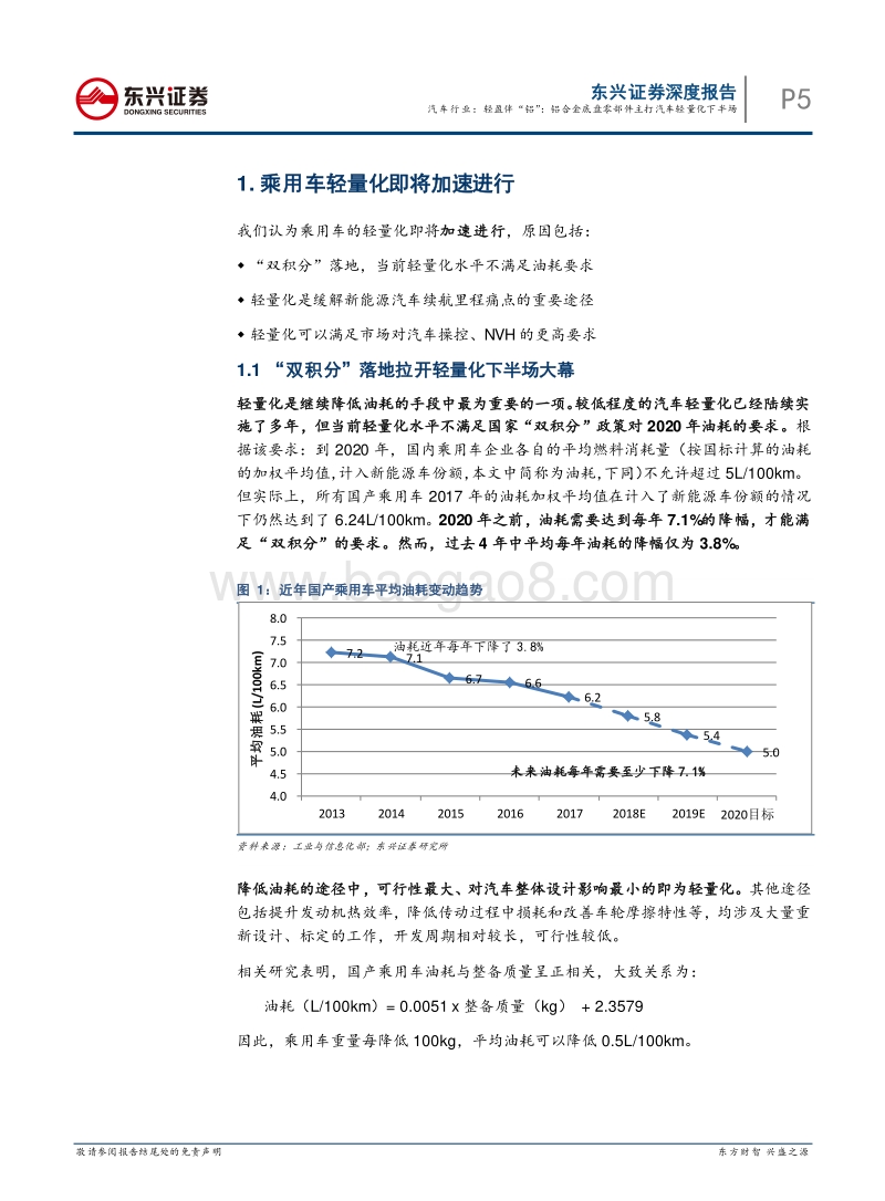 汽车行业深度报告：轻盈伴“铝”：铝合金底盘零部件主打汽车轻量化下半场.pdf_第5页