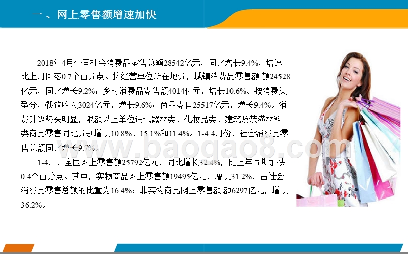 2018年1-4月中国零售消费行业经济运行月度报告.pptx_第2页
