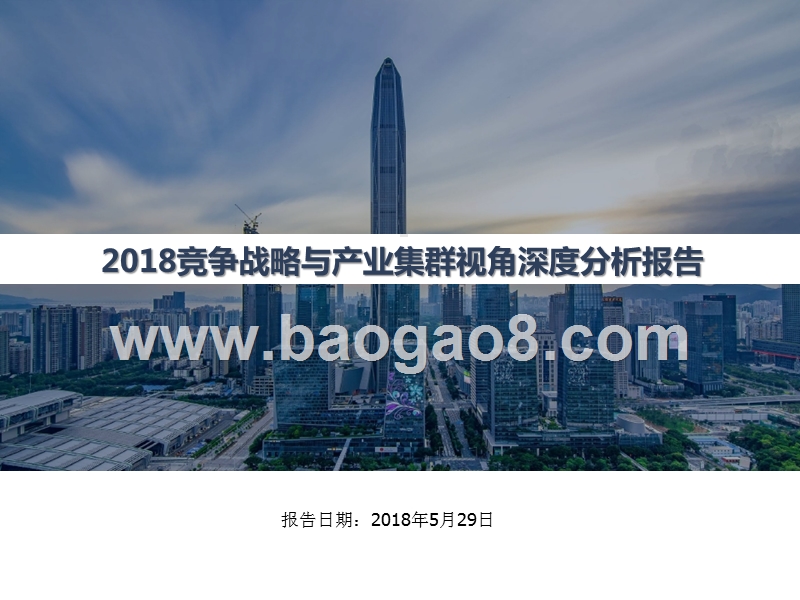 2018竞争战略与产业集群视角深度分析报告.pptx_第1页