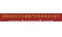 某某医药公司大健康产业体系商业计划书.pptx