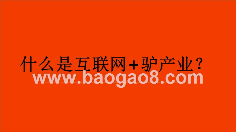 “互联网+驴产业”项目商业计划书.pptx_第2页