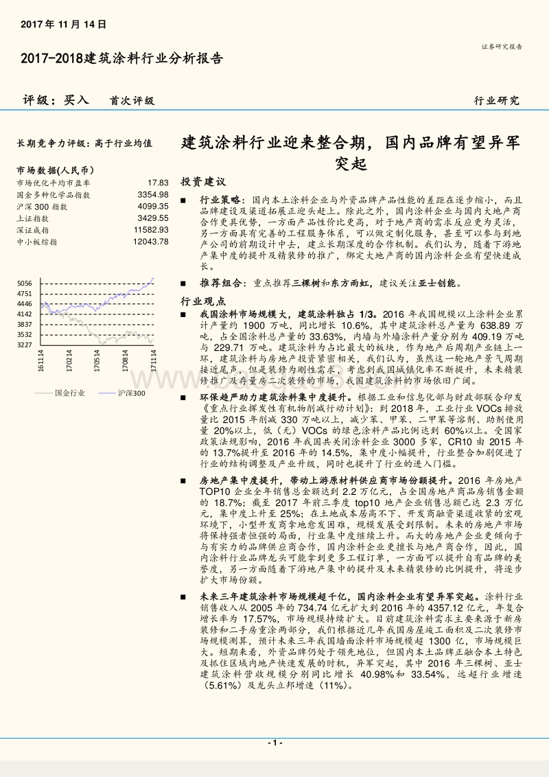 2017-2018建筑涂料行业分析报告.pdf_第1页