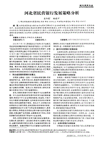 河北省民营银行发展策略分析.pdf