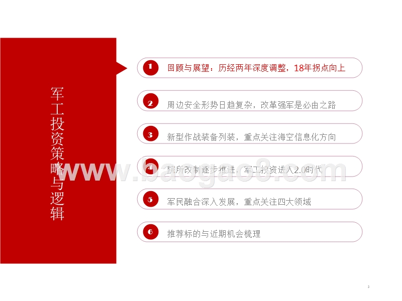 2018年军工投资策略与逻辑分析报告.pptx_第3页
