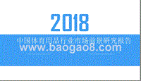 2018中国体育用品行业市场前景研究报告.pptx
