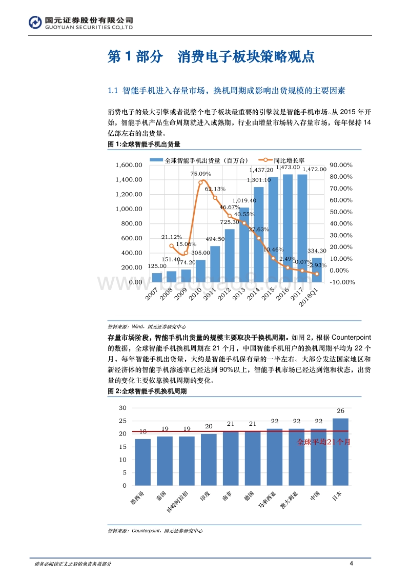 2018年电子行业中期投资策略：“机”不可失，“芯”跳加速.pdf_第4页
