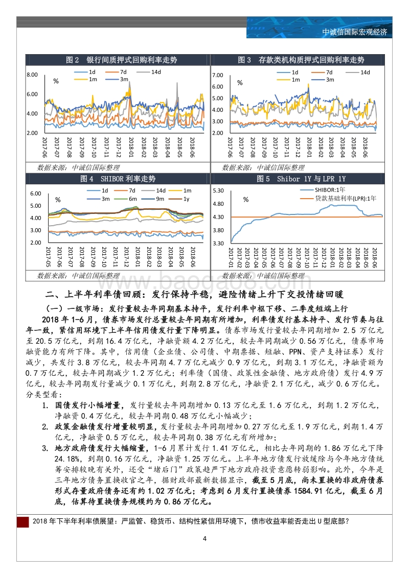 2018年下半年利率债展望：严监管、稳货币、结构性紧信用环境下，债市收益率能否走出U型底部？.pdf_第4页