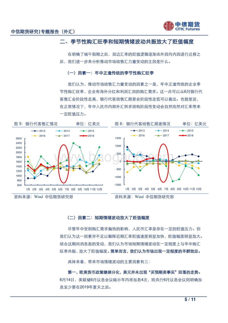 人民币汇率逻辑再梳理：维持先弱后强判断.pdf_第5页