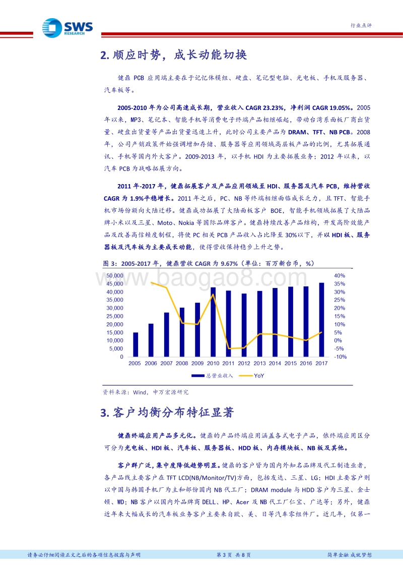 PCB全球领军企业研究系列报告之二健鼎：下游分部均衡且多元化.pdf_第3页