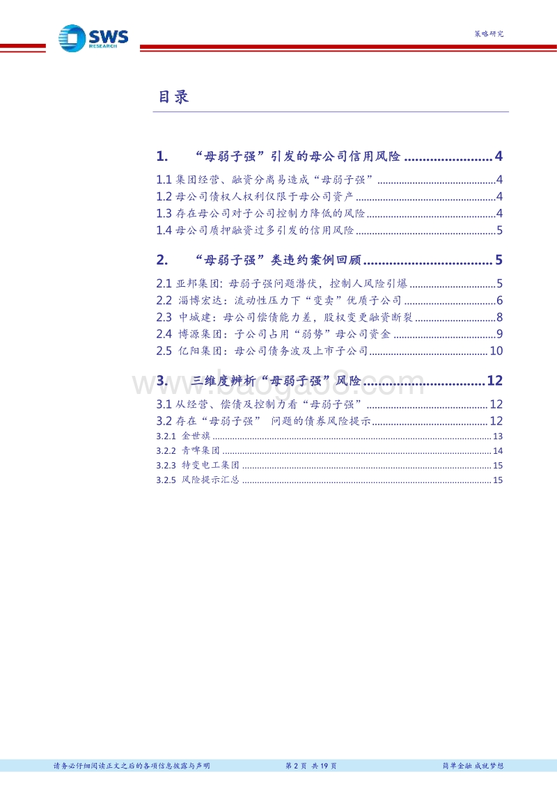 “企业信用风险排查”专题之七：三维度辨析“母弱子强”风险.pdf_第2页