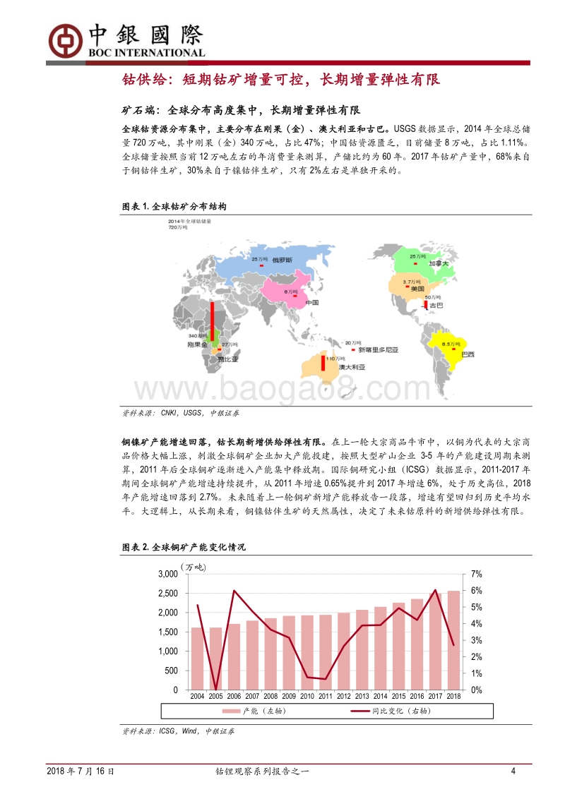 钴锂观察系列报告之一：钴中长期供需偏紧，短期价格有望企稳反弹.pdf_第4页
