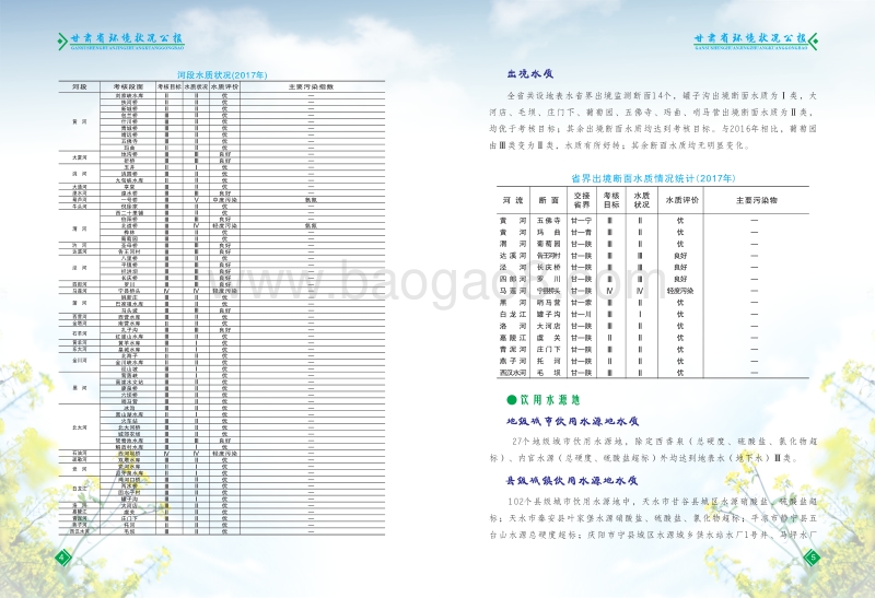 2017年甘肃省环境状况公报.pdf_第4页