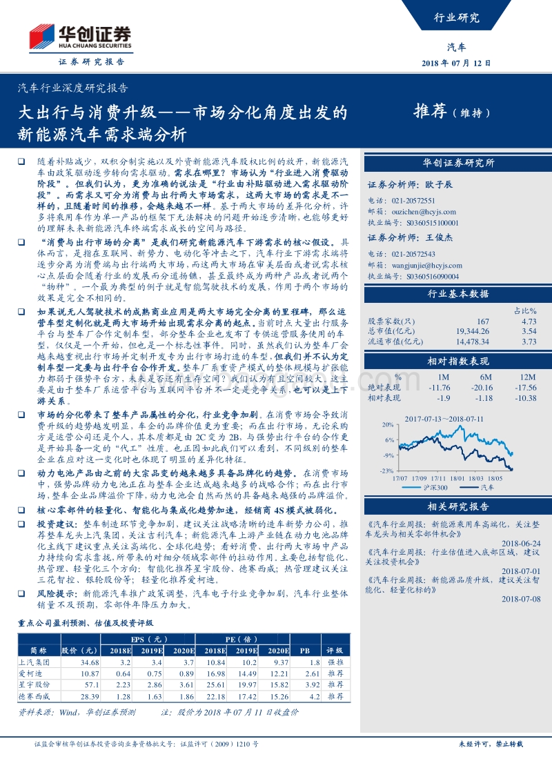 市场分化角度出发的新能源汽车需求端分析：大出行与消费升级.pdf_第1页