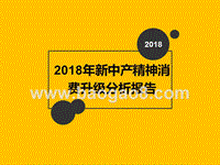 2018年新中产精神消费升级分析报告.pptx