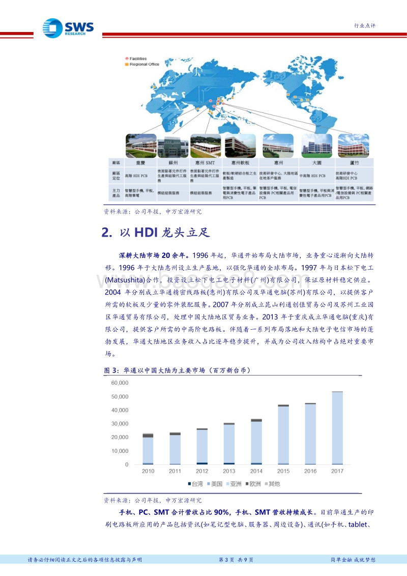 PCB全球领军企业研究系列报告之三：华通：技术持续领先的HDI龙头.pdf_第3页