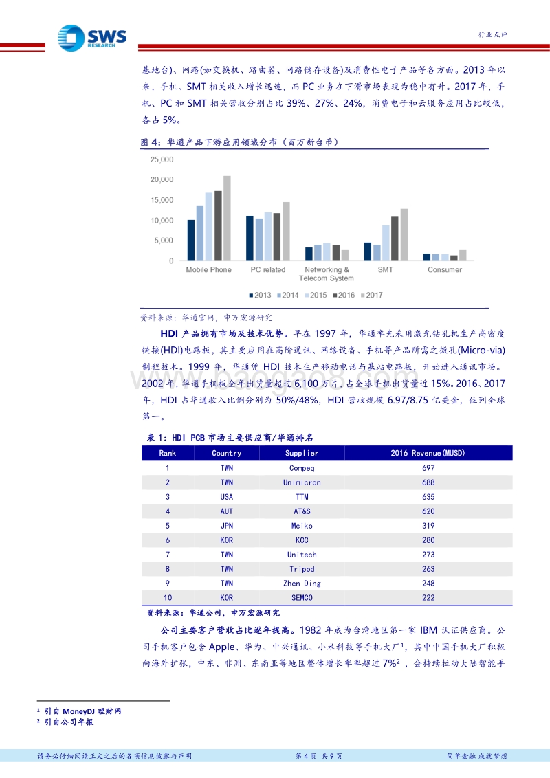 PCB全球领军企业研究系列报告之三：华通：技术持续领先的HDI龙头.pdf_第4页