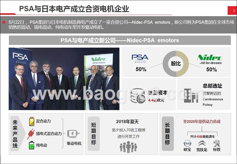 2018年简析PSA与电产成立驱动电机分析报告.pptx_第2页