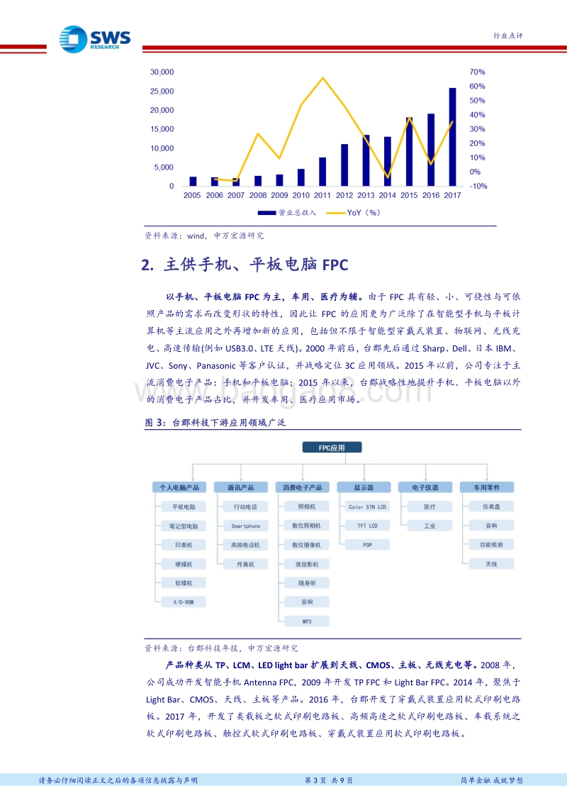 PCB全球领军企业研究系列报告之四：台郡：手机及平板FPC代表企业.pdf_第3页