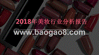 2018年美妆行业分析报告.pptx
