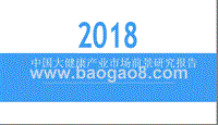 2018中国大健康产业市场前景研究报告.pptx