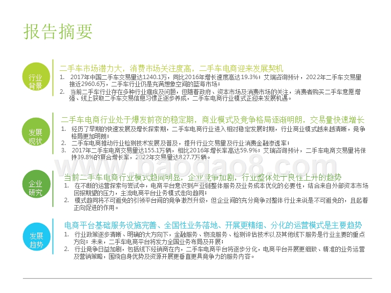 2018年中国二手车电子商务行业研究报告.pptx_第2页