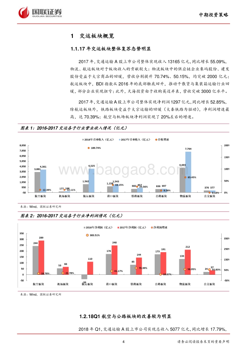 交通运输行业2018半年度策略：航空铁路迎价改红利，航运将步入景气周期.pdf_第4页