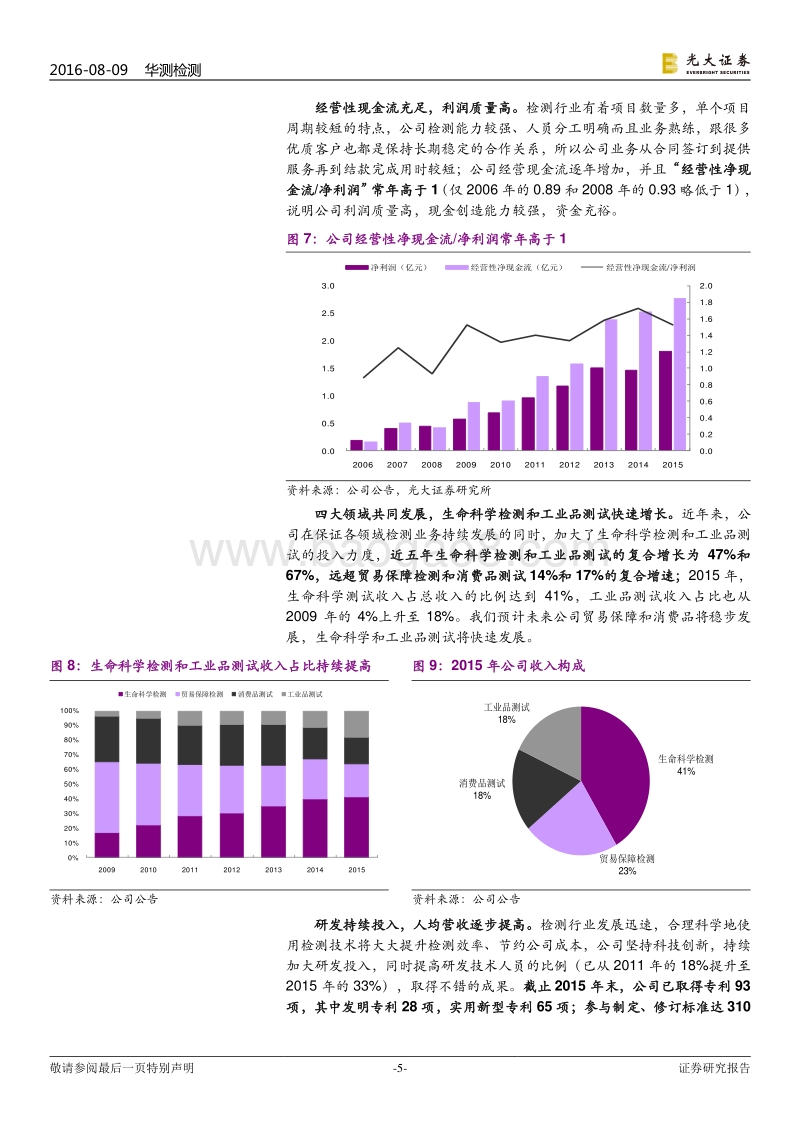 华测检测：布局广泛，第三方检测龙头腾飞在即.pdf_第5页