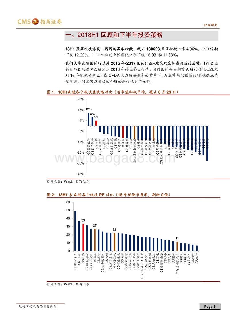 医药生物行业2018年中期投资策略：给确定性溢价，增长为王.pdf_第5页