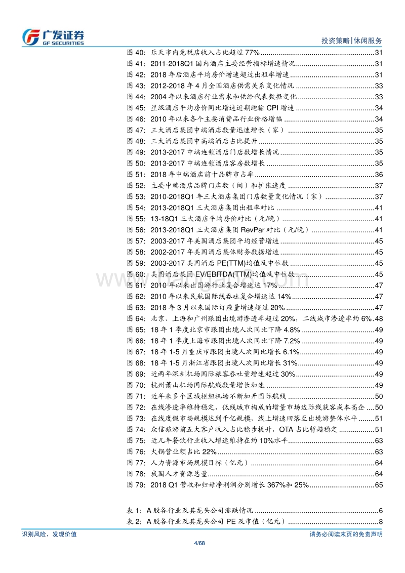 社会服务行业中期策略：看好行业稳定增长，估值仍有提升空间.pdf_第4页