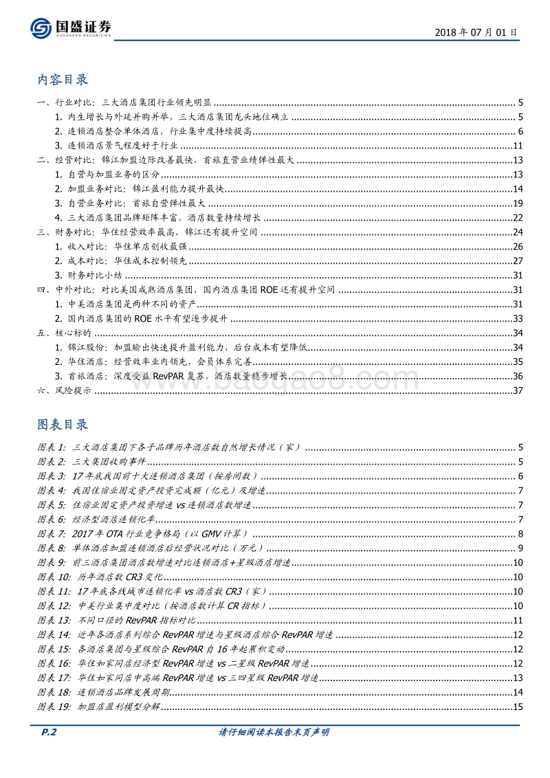 酒店行业系列深度之二：酒店集团比较性研究.pdf_第2页