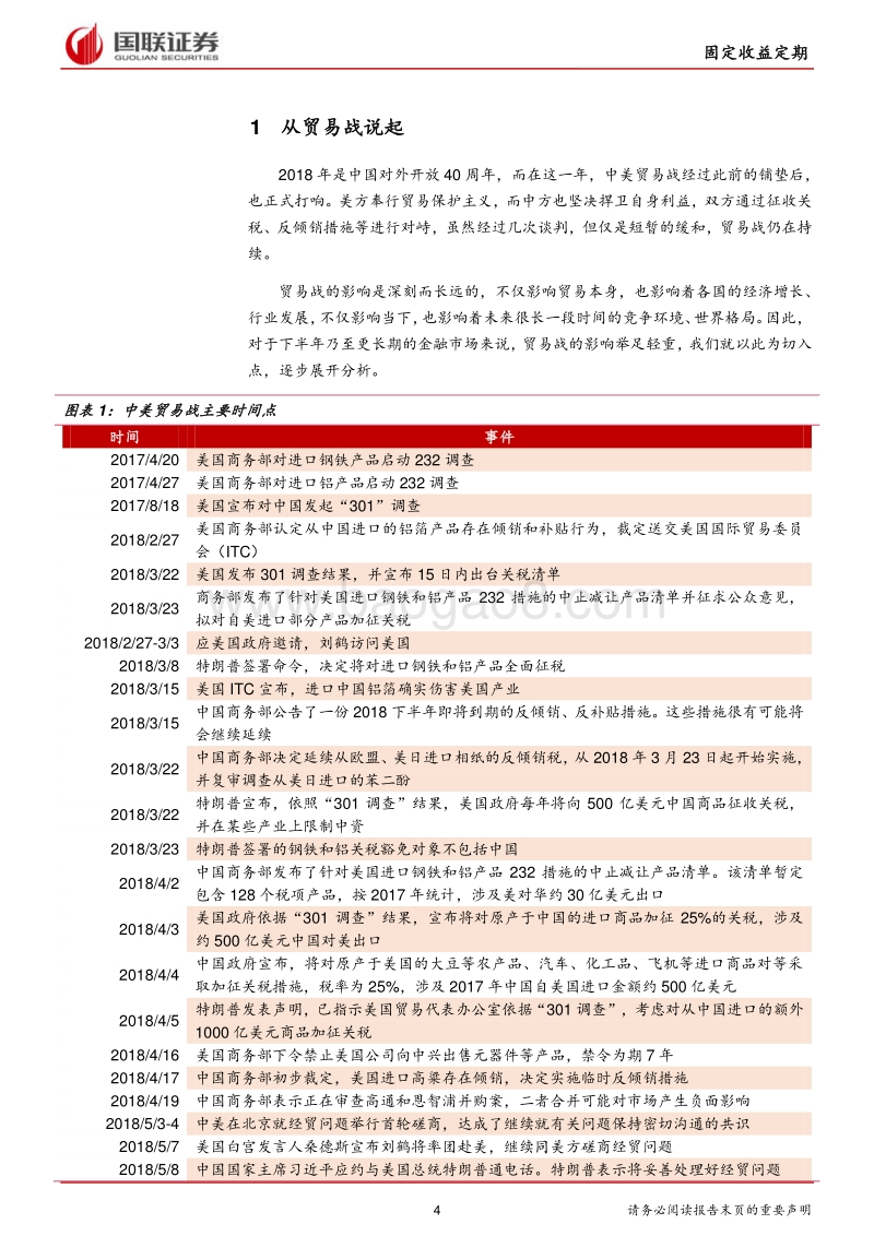 固定收益2018半年度策略：贸易战背景下看债市机会.pdf_第4页