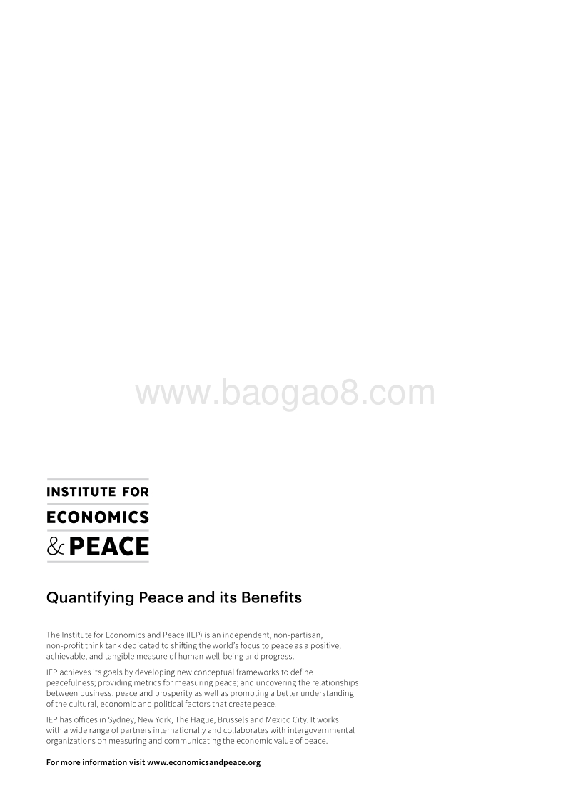 2016和平的经济价值报告（英文版）.pdf_第2页