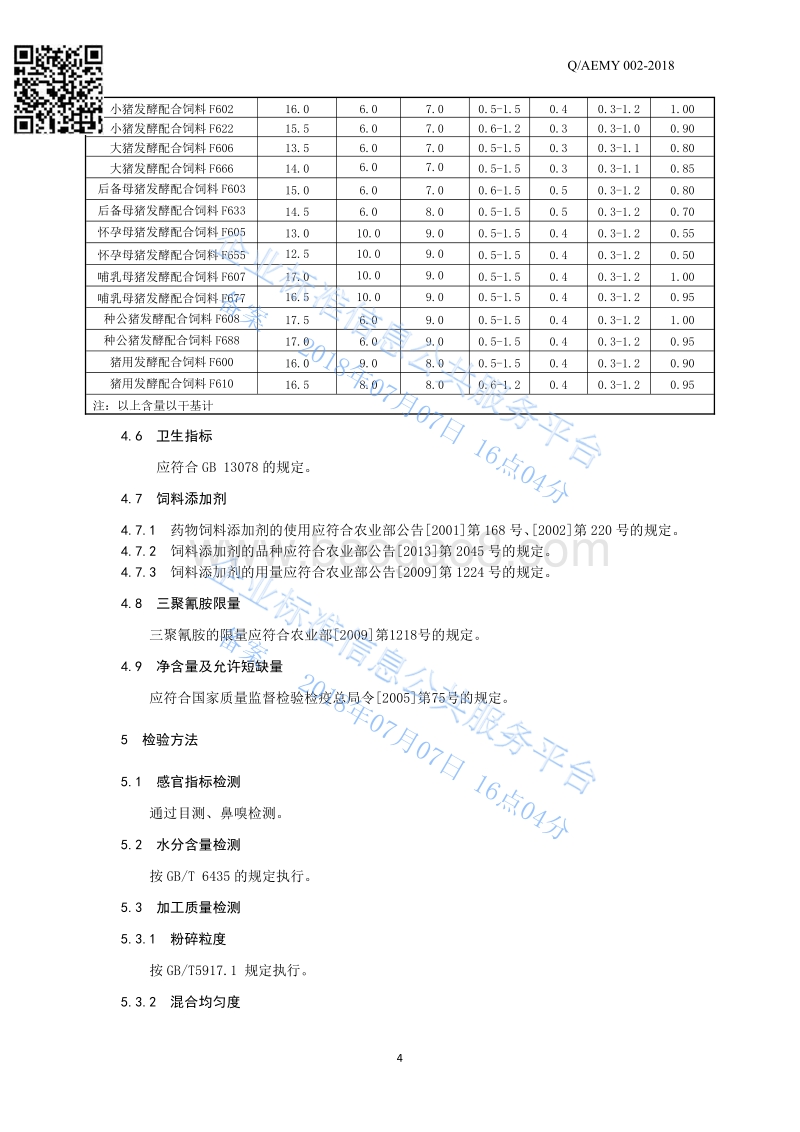 猪用发酵配合饲料QAEMY002-2018.pdf_第5页