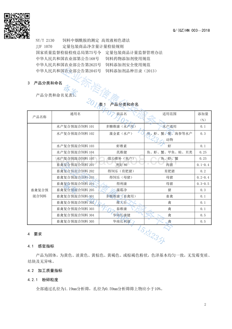 水产畜禽复合预混合饲料ⅣQ（GZ）HN003-2018.pdf_第5页